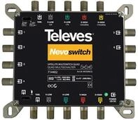 Televes MS56NCQ QUAD-taugliche NEVO Multischalter mit 5 Eing&auml;ngen und 6 Ausg&auml;ngen