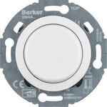 Berker 294410 Universal-Drehdimmer mit Zentralst&uuml;ck (R, L, C, LED), Serie 1930/Glas,