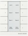 Busch-Jaeger SB-F-8.0.11-884 Bedienelement 8-fach Busch-Tenton&reg;, Free@Home,