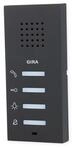 Gira 1250005 Wohnungsstation Aufputz, System 55, schwarz matt