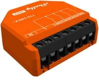 Shelly i4 Gen3 Smarter Controller mit vier Eing&auml;ngen und AC-Stromversorgung, orange