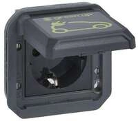 Legrand Plexo New Einsatz GreenUp Schutzkontakt-Steckdose, Steckklemmen (SL),...