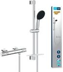 GROHE Precision Feel Thermostat Brausebatterie , Quickfix, 1/2, 3 Strahlarten,...