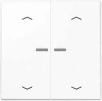 JUNG BTLS17102PWW JUNG HOME Taster 2fach mit Pfeilsymbolen, Duroplast, Serie LS,
