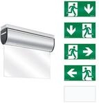 Esylux SLC Rettungszeichenleuchte, IP40, LED Display, 25m Erkennungsweite, 230 V,