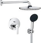 GROHE Start Duschsystem, Qucikfix, Unterputz, mit Vitalio Start 250, chrom (25292000)