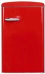 Exquisit RKS120-V-H-160E Stand Retro Vollraumkk&uuml;hlschrank, 54,5 cm breit, 122...
