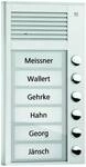 TCS PAK06-EN Audio-Au&szlig;enstation, 1-reihig, 6 Tasten