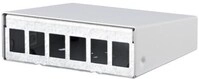 METZ CONNECT Keystone AP-Geh&auml;use 6 Port reinwei&szlig;, unbest&uuml;ckt ( 130861-0602KE...