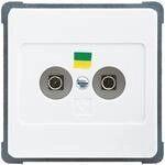 Elso 216104 Potentialausgleichsdose-Einsatz, Fashion/Riva/Scala, reinwei&szlig;