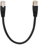 Rutenbeck (23510210) PK Cat.6A iso U 6 kV HF 1,0 m sw Patchkabel, 10 GB,...