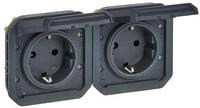 Legrand Plexo New Einsatz 2-fach vorverdrahtete Schutzkontakt-Steckdose,...