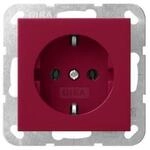 Gira 4455108 SCHUKO Steckdose, System 55, rot