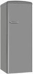 Exquisit RKS325-V-H-161E Retro Vollraumk&uuml;hlschrank, 54,5 cm breit, 229 L,