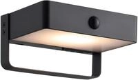 Nordlux Saulio Solar Wandleuchte, dimmbar, 4.45W, 370lm, 3000K, schwarz...