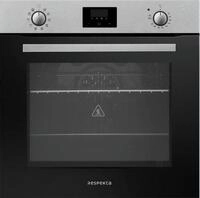 respekta AB141-26 Jim Einbaubackofen, 60 cm breit, 72 L, 10 Funktionen, LED-Timer,