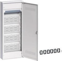 Hager VA60WWH Multimedia, volta, APV, 5-reihig, mit geschlitzter Kunststofft&uuml;r, D