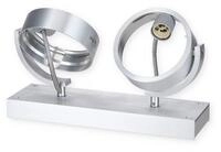 SLV KALU Wand- und Deckenleuchte, QPAR111, zweiflammig, aluminium geb&uuml;rstet,...
