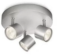 Philips Star Dimmbare LED Dreier-Spotleuchte, 13,5W, 1500lm, 2700K, aluminium