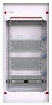 STRIEBEL & JOHN AK648M Media Verteiler AP Patchpanel 4RE, 703x339x99mm