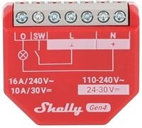 Shelly 1PM Gen4 Relais, Schalter, WLAN, Zigbee, Bluetooth, 4er Pack