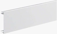 Hager BRA08029016 Br&uuml;stungskanal-Oberteil zu BRA, Aluminium, Breite 80mm, 2m,