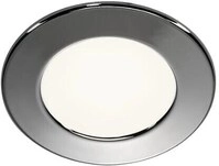 SLV DL 126 LED SMD Einbauleuchte, 3000K, rund, chrom, max. 3W, inkl. Blattfedern