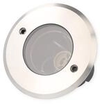 EVN TALPA Bodeneinbau, rund, schwenkbar, Edelstahl/Alu, IP67, GU10, max. 35W,...