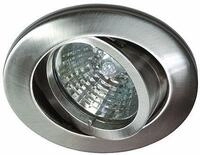 Rutec ALU55375 Einbaustrahler, 30&deg; schwenkbar, ohne Sprengring, f&uuml;r MR16 50mm