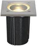 SLV DASAR EXACT 116 Outdoor Bodeneinbauleuchte, QPAR51, IP67, eckig, edelstahl 316,