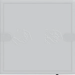 Gira 5001028 KNX Tastsensor 4 Komfort 1fach, anthrazit