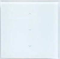 Kaiser Nienhaus 135200 Glas-Wandsender Plano 1, 433MHz/2-Funk, Touch-Bedienung,