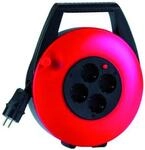 Hedi KBR15T Kabelbox 15m H05VV-F3G1,5, IP20, rot/schwarz