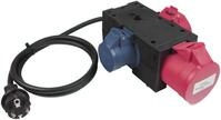 Benning 044147 Passiv-Messadapter 3fach 1phase/3phasen 16A/32A CEE 5polig/16A...