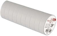 EMOS F61921 Isolierband, Breite 19mm, L&auml;nge 20m, PVC, wei&szlig; (2001192010)
