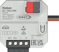 Theben DU 1 DALI KNX DALI-Aktor 1-fach, Unterputz, UP, DALI-2, bis 30 EVGs