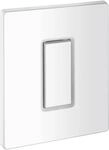 GROHE Abdeckplatte mit Drucktaste 42377, alpinwei&szlig; (42377SH0)