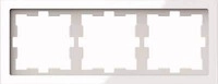 Merten MEG4030-6520 D-Life Glas Rahmen, 3fach, kristallwei&szlig;