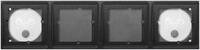 Gira 5504910 System 106 AP-Geh&auml;use 4 Module 1x4, Anthrazit