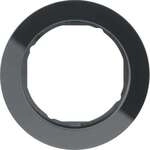 Berker 10112016 Rahmen, 1fach, R.Classic, Glas, schwarz