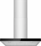 respekta CH44199IX-21 EEK:A Inselhaube, 90 cm breit, 613,7 m&sup3;/h,...