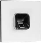 eKey sLine Fingerprintset, schwarz f&uuml;r Gira 106, verkehrswei&szlig; (204716)