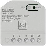 Jung BTPSE1B2U JUNG HOME Puck Schaltaktor 1fach Energy mit 2 Bin&auml;reing&auml;ngen