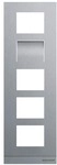 Busch-Jaeger 41385CF-S-03 Busch-Welcome&reg; IP: Frontplatte Video 1/5, Edelstahl