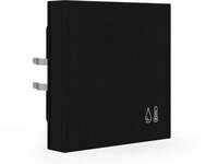 MDT KNX Raumtemperatur-/Feuchtesensor 55, schwarz matt (SCN-TFS5506.01)