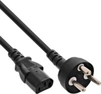 InLine Netzkabel, Netzstecker D&auml;nemark auf Kaltger&auml;testecker C13, 3m (16653K)
