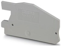 Phoenix Contact D-PTI 4 Abschlussdeckel f&uuml;r Reihenklemmen 66x2,2x43 mm, grau