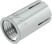 OBO Bettermann ES M 12x25 Einschlaganker ES 12x25 Stahl galvanisch verzinkt...