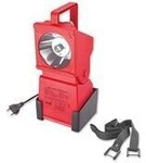 AccuLux 451541 JobLux 90 LED Focus 230V rot mit Focus und LED-Pilotlampe im FK