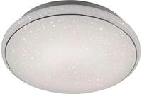 LeuchtenDirekt LED Deckenleuchte, 32W, 2880lm, Sternenhimmel-Optik, wei&szlig; (14364-16)